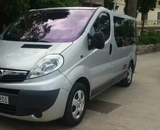 Opel Vivaro 2010 autóbérlés Montenegróban, jellemzők ✓ Dízel üzemanyag és 145 lóerő ➤ Napi 37 EUR-tól kezdődően.