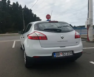Ενοικίαση Renault Megane. Αυτοκίνητο Άνεση προς ενοικίαση στο Μαυροβούνιο ✓ Χωρίς κατάθεση ✓ Επιλογές ασφάλισης: TPL, CDW, SCDW, Επιβάτες, Κλοπή, Στο εξωτερικό.