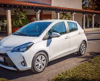Toyota Yaris rental. Economy, Comfort Car for Renting in Montenegro ✓ Without Deposit ✓ TPL, CDW, SCDW, FDW, Passengers, Abroad insurance options.