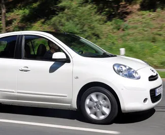 Kiralık bir Nissan Micra Girit'te, Yunanistan ön görünümü ✓ Araç #1088. ✓ Otomatik TM ✓ 3 yorumlar.
