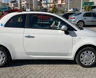 Wynajmij Fiat 500 Cabrio 2018 w Grecji. Paliwo: Benzyna. Moc: 75 KM ➤ Koszt od 50 EUR za dobę.