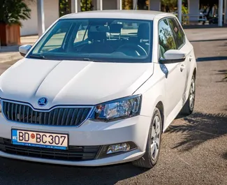 Skoda Fabia 2018 automobilio nuoma Juodkalnijoje, savybės ✓ Benzinas degalai ir 110 arklio galios ➤ Nuo 25 EUR per dieną.