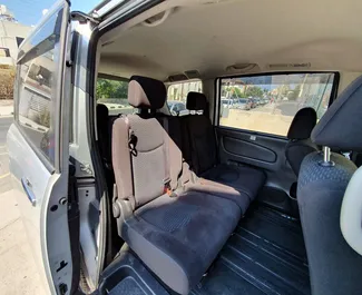 Ενοικίαση αυτοκινήτου Nissan Serena 2015 στην Κύπρο, περιλαμβάνει ✓ καύσιμο Βενζίνη και 108 ίππους ➤ Από 75 EUR ανά ημέρα.