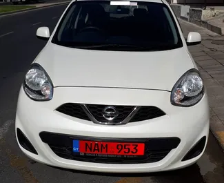 إيجار Nissan March. سيارة الاقتصاد للإيجار في في قبرص ✓ إيداع 250 EUR ✓ خيارات التأمين TPL, CDW, الشباب.