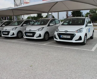 Hyundai i10 2019 biludlejning i Grækenland, med ✓ Benzin brændstof og 70 hestekræfter ➤ Starter fra 18 EUR pr. dag.