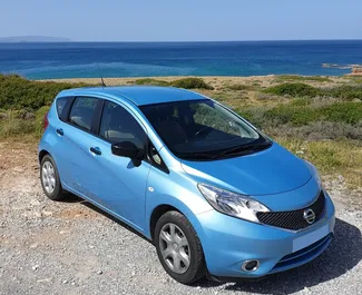 Nissan Note 2016 automobilio nuoma Graikijoje, savybės ✓ Dyzelinas degalai ir 100 arklio galios ➤ Nuo 49 EUR per dieną.