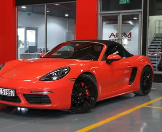 Car Hire Porsche 718 Boxster S #1866 Automatic in Dubai, equipped with 2.5L engine ➤ From Gunda in the UAE.