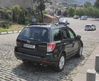 Ενοικίαση Subaru Forester. Αυτοκίνητο Άνεση, SUV, Crossover προς ενοικίαση στη Γεωργία ✓ Χωρίς κατάθεση ✓ Επιλογές ασφάλισης: TPL, CDW, SCDW, Επιβάτες, Κλοπή.