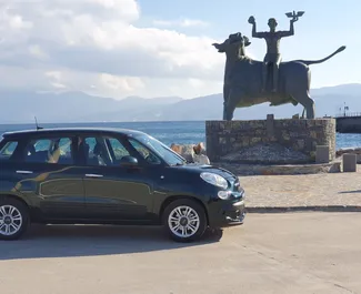 Verhuur Fiat 500l. Economy, Comfort, Minivan Auto te huur in Griekenland ✓ Borg van Zonder Borg ✓ Verzekeringsmogelijkheden TPL, FDW, Passagiers, Diefstal.
