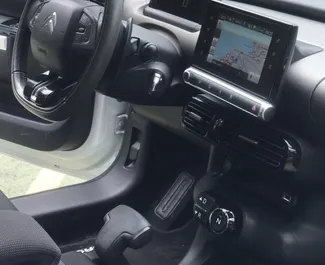 Interior of Citroen C4 Cactus for hire in Montenegro. A Great 5-seater car with a Automatic transmission.