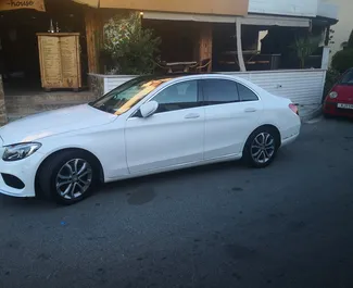 Priekinė automobilio, kurį nuomojate Mercedes-Benz C-Class Limasolyje, Kipras vaizdas ✓ Automobilis #2020. ✓ Pavarų dėžė Automatinis TM ✓ Atsiliepimai 1.