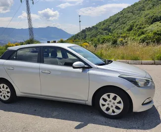 Hyundai i20 2015 auton vuokraus Montenegrossa, sisältää ✓ Bensiini polttoaineen ja 74 hevosvoimaa ➤ Alkaen 24 EUR päivässä.