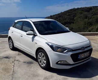 A bérelt Hyundai i20 előnézete Budva városában, Montenegró ✓ Autó #1067. ✓ Automatikus TM ✓ 2 értékelések.