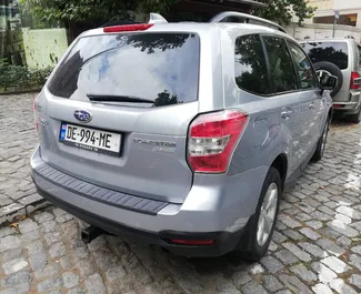 Subaru Forester 2016 automašīnas noma Gruzijā, iezīmes ✓ Benzīns degviela un 180 zirgspēki ➤ Sākot no 115 GEL dienā.