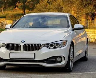 Vue de face d'une location BMW 428i Cabrio à Becici, Monténégro ✓ Voiture #2476. ✓ Automatique TM ✓ 0 avis.