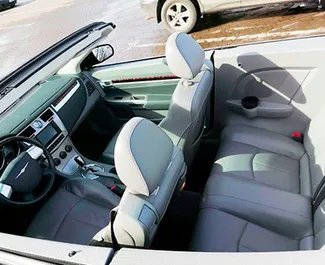 Noleggio Chrysler Sebring. Auto Comfort, Premium, Cabrio per il noleggio in Russia ✓ Cauzione di Deposito di 10000 RUB ✓ Opzioni assicurative RCT.