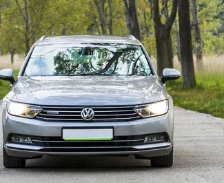 Front view of a rental Volkswagen Passat Variant in Becici, Montenegro ✓ Car #2486. ✓ Automatic TM ✓ 0 reviews.