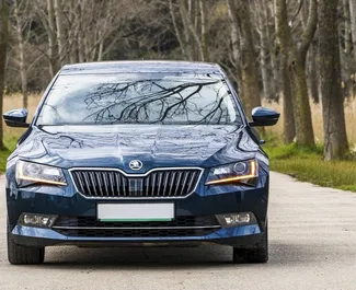 Skoda Superb 2020 available for rent in Becici, with unlimited mileage limit.