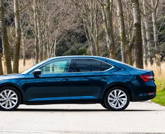 Skoda Superb 2020 car hire in Montenegro, featuring ✓ Diesel fuel and 140 horsepower ➤ Starting from 100 EUR per day.