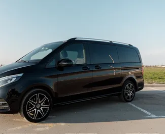 Front view of a rental Mercedes-Benz V-Class in Simferopol, Crimea ✓ Car #2751. ✓ Automatic TM ✓ 0 reviews.