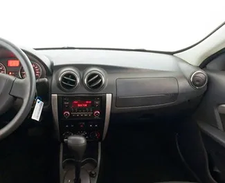 Ενοικίαση αυτοκινήτου Nissan Almera 2017 στην Κριμαία, περιλαμβάνει ✓ καύσιμο Βενζίνη και 100 ίππους ➤ Από 1764 RUB ανά ημέρα.