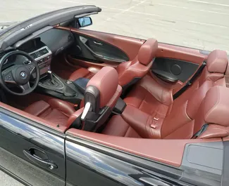 BMW 630i vuokraus. Premium, Ylellisyys, Cabrio auto vuokrattavana Krimillä ✓ Vakuusmaksu 20000 RUB ✓ Vakuutusvaihtoehdot: TPL.