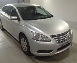 Front view of a rental Nissan Sylphy in Paphos, Cyprus ✓ Car #3166. ✓ Automatic TM ✓ 0 reviews.