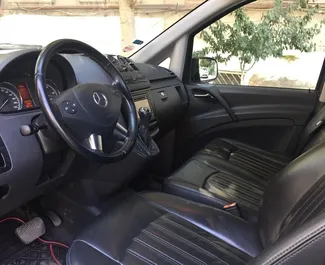 Uthyrning av Mercedes-Benz Viano. Komfort, Premium, Minivan bil för uthyrning i Azerbajdzjan ✓ Deposition 850 AZN ✓ Försäkringsalternativ: TPL, CDW, Stöld.