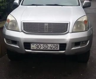 Frontvisning af en udlejnings Toyota Land Cruiser Prado i Baku, Aserbajdsjan ✓ Bil #3508. ✓ Automatisk TM ✓ 0 anmeldelser.