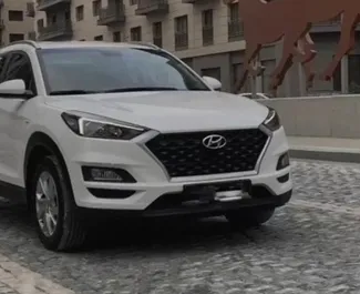 واجهة أمامية لسيارة إيجار Hyundai Tucson في في باكو, أذربيجان ✓ رقم السيارة 3491. ✓ ناقل حركة أوتوماتيكي ✓ تقييمات 1.