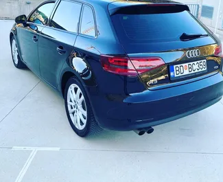 Ενοικίαση αυτοκινήτου Audi A3 2015 στο Μαυροβούνιο, περιλαμβάνει ✓ καύσιμο Ντίζελ και 150 ίππους ➤ Από 30 EUR ανά ημέρα.
