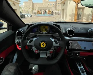 Ferrari Portofino rental. Luxury, Cabrio Car for Renting in the UAE ✓ Deposit of 5000 AED ✓ TPL, CDW insurance options.