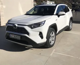 Front view of a rental Toyota Rav4 in Rafailovici, Montenegro ✓ Car #3760. ✓ Automatic TM ✓ 1 reviews.