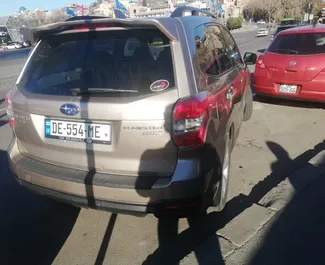 Subaru Forester 2016 tillgänglig för uthyrning i Tbilisi, med en körsträckegräns på obegränsad.