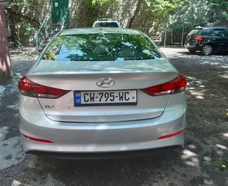 Vermietung Hyundai Elantra. Komfort Fahrzeug zur Miete in Georgien ✓ Kaution Einzahlung von 500 GEL ✓ Versicherungsoptionen KFZ-HV, VKV Plus, Diebstahlschutz.