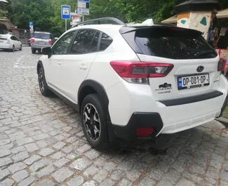 Subaru Crosstrek 2019 autóbérlés Grúziában, jellemzők ✓ Benzin üzemanyag és 170 lóerő ➤ Napi 130 GEL-tól kezdődően.
