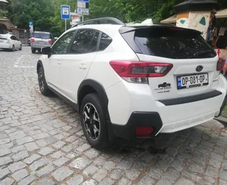 Subaru Crosstrek 2019 automobilio nuoma Gruzijoje, savybės ✓ Benzinas degalai ir 170 arklio galios ➤ Nuo 130 GEL per dieną.