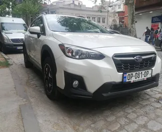 Nomas automašīnas priekšskats Subaru Crosstrek Tbilisi, Gruzija ✓ Automašīna #4160. ✓ Pārnesumu kārba Automātiskais TM ✓ Atsauksmes 1.