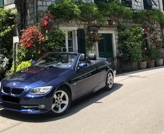 Benzine motor van 2,0L van BMW 3-series Cabrio 2014 te huur in Budva.