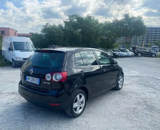 Najem avtomobila Volkswagen Golf+ 2007 v v Albaniji, z značilnostmi ✓ gorivo Dizel in 120 konjskih moči ➤ Od 24 EUR na dan.