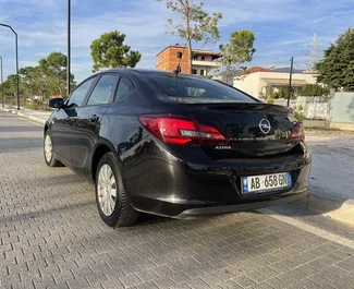 Opel Astra Sedan 2013 car hire in Albania, featuring ✓ Diesel fuel and 110 horsepower ➤ Starting from 22 EUR per day.