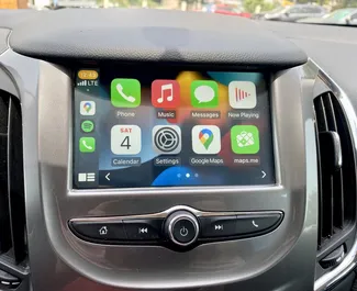 Interior of Chevrolet Cruze for hire in Georgia. A Great 5-seater car with a Automatic transmission.