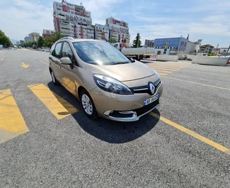 Přední pohled na pronájem Renault Grand Scenic v Tiraně, Albánie ✓ Auto č. 4518. ✓ Převodovka Automatické TM ✓ Recenze 0.