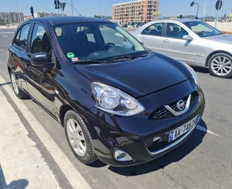 Vuokra-auton etunäkymä Nissan Micra Tiranassa, Albania ✓ Auto #4513. ✓ Vaihteisto Automaattinen TM ✓ Arvostelut 0.