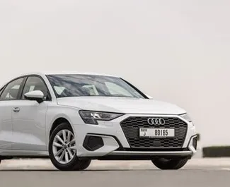 A bérelt Audi A3 Sedan előnézete Dubaiban, UAE ✓ Autó #4924. ✓ Automatikus TM ✓ 0 értékelések.