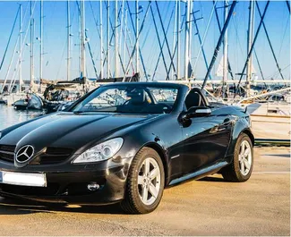 Alquiler de coches Mercedes-Benz SLK Cabrio 2008 en España, con ✓ combustible de Gasolina y  caballos de fuerza ➤ Desde 35 EUR por día.