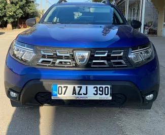 안탈리아 공항, 터키에서 대여하는 Dacia Duster의 전면 뷰 ✓ 차량 번호#4900. ✓ 매뉴얼 변속기 ✓ 1 리뷰.