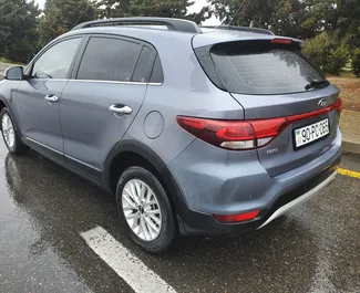 Kia Rio X-line 2019 car hire in Azerbaijan, featuring ✓ Petrol fuel and  horsepower ➤ Starting from 55 AZN per day.