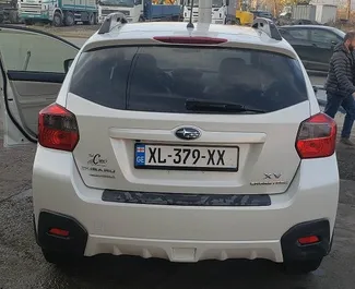 Subaru XV 2013 available for rent in Tbilisi, with unlimited mileage limit.