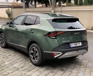 Frontvisning av en leiebil Kia Sportage i Tbilisi, Georgia ✓ Bil #5438. ✓ Automatisk TM ✓ 1 anmeldelser.